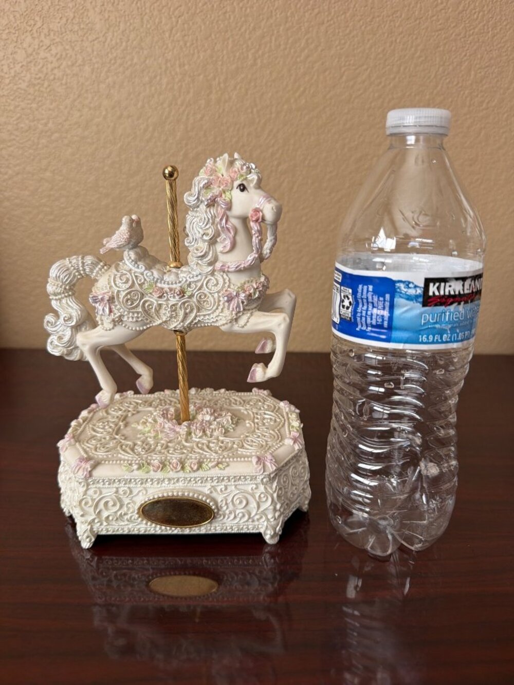 1998 San Francisco Music Box Some Enchanted Evening Carousel Horse Parker Fulton - Picture 3 of 16